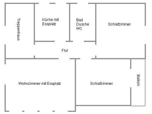 Grundrisszeichnung