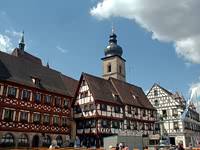 Der Rathausplatz in Forchheim